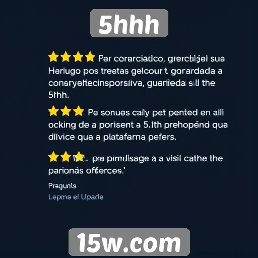 Usuários relatam experiências positivas no 5hhh